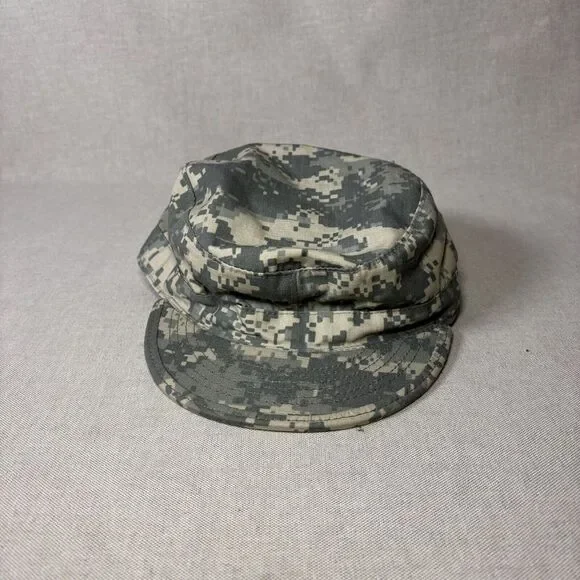 US Military Issue Army Combat Uniform ACU UCP Camouflage Patrol Hat Cap Sz 7-1/8 - Picture 2 of 6